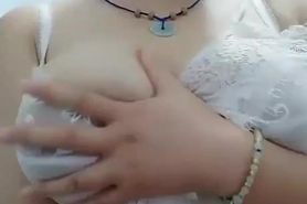 Busty Chinese Girl Touch Herself
