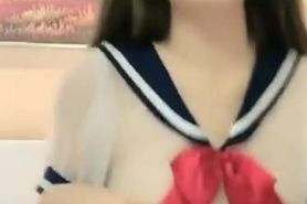 Chinese Webcam Sweet cute girl with plump ass masturbate