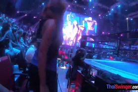 Asian GF visits some Muay Thai fights and thanks her big cock boyfriend after with sex