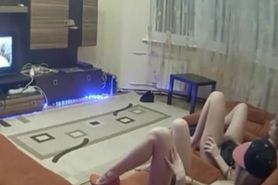 gf with sister watching porn