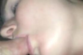 Good girl letting me fuck her mouth