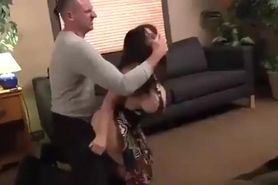 Gigantic Tits Daphne Is Attacked Fucked And Strangled By Home Intruder