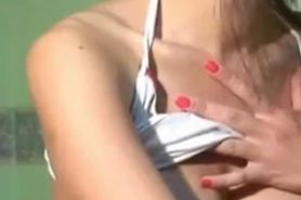 Rare scene of perfect big boobs japanese on webcam