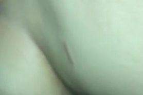 Secret anal fuck under the sheets