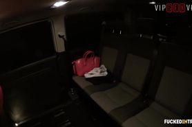 VIPSEXVAULT - Slutty Czech Teen Gets Kinky In The Taxi After Party