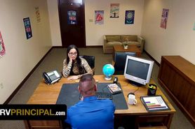 Thick Milf Jazmine Cruz Gets Her Pussy Drilled On The Principal's Desk - Perv Principal