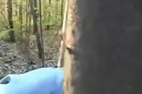 blonde couples first time on cam fucking in forrest - csm