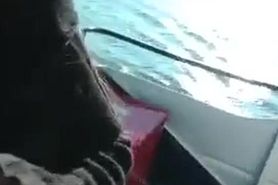 Amateur public porn on a ferry