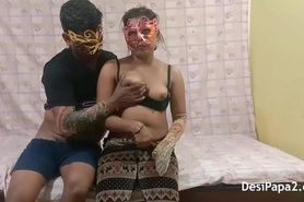 Indoor Risky Bedroom Sex Of Married Indian Couple From LKO