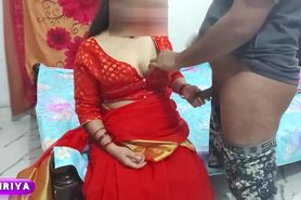 Bhabi with Saree Red Hot Neighbours Wife