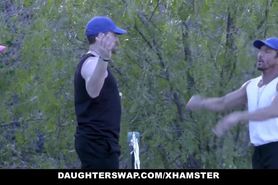 Daughterswap - Horny Tennis Girls Ride Stepdads Dick