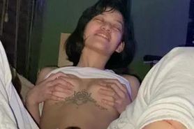 Asian Teen Uses Her Feet And Throat For BBC