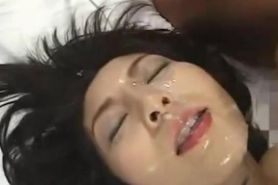 REAL japanese newscaster gets 51 cumshots in one day