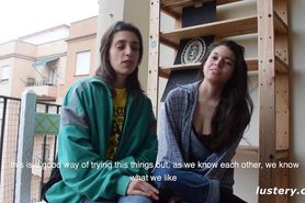 Gorgeous Spanish Lesbians Experiment With BDSM