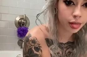 Nice girl in bathtub