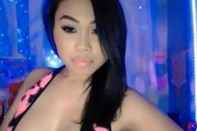 Cute Asian Cam Girl With Big Boobs Strips
