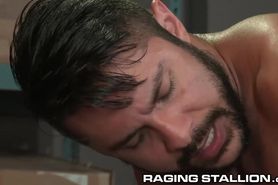 RagingStallion Hairy Muscle Hunk Boys Get Physical & Get Anal