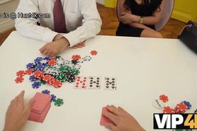VIP4K. Poker Pounding with Lilly Bella