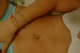 Horny teen selfshot masturbation video
