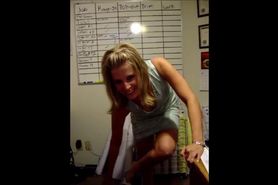 Slutty Mom And Wife Stripping For Her Manager – Hot Af