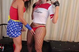 Sabrina Prezotte & Adriana Rodrigues - Harley Quinn & Wonder Woman - 2021