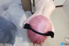 Can I be your Kitty- Yuzukitty is always Ready to Give Master a Sloppy Blowjob???? show face