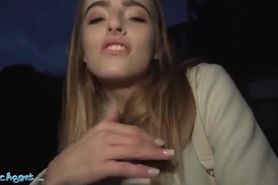 Sunset sex with a petite girl from France that wants dicks