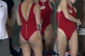 Strong and sexy waterpolo girls
