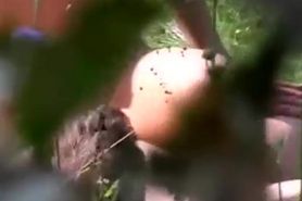 Outdoor sex in the nature