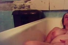 Orgasm of my mother in bath tube