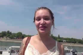 German Scout - College Teen Mia Seduce Big Cock Anal Fuck
