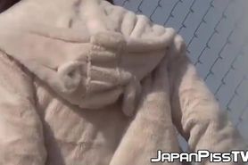 Japanese women secretly taped while pissing rough