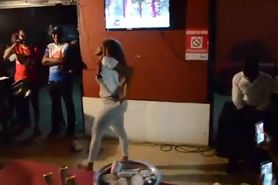 Hot African chick dancing