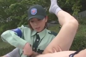 japanese police woman fuck a sub