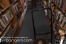 VR BANGERS Teen's Fantasy To Gets Fucked In The Library