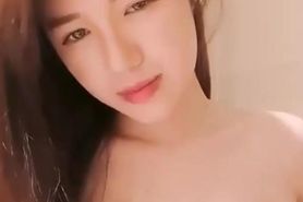 Asian Camgirl Striptease And Masturbate