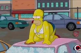 Carwash Scene Lois Griffin Marge Simpson