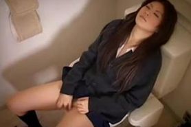 Japanese girls caught masturbating