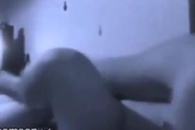 Spy cam catches wife fucking son