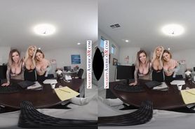 BRIDGETTE B. KARMA RX & KRISSY LYNN FUCK YOU IN THE OFFICE IN VR!