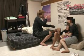 Japanese Housewife Nami Cheating Threesome