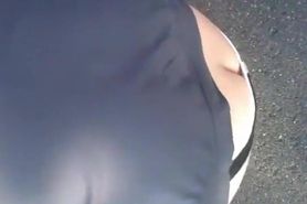 Sexy candid camera video of the hot butt cheeks