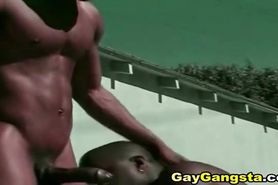 Ghetto Gay Gangster Fucking Outdoor