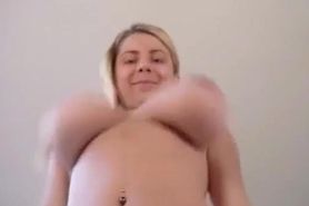 Katarina shakes her big boobs