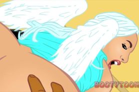 Big titty Big ass Angel helps a lonely bbc break his sexual drought