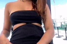 Sexy black skirt
