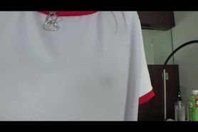 Japanese schoolgirl gym costume uncensored