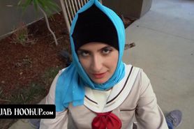 Middle Eastern Cutie Angeline Red Is Ready To Go All The Way With Her Boyfriend &Amp; Jumps On His Dick