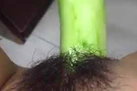 fucking a cucumber