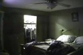 My mum masturbating in her bed room caught by hidden cam